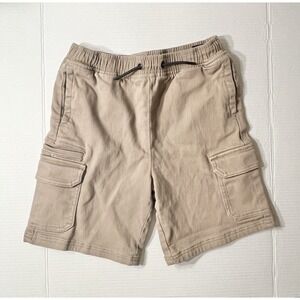 Public‎ Supply NYC Cargo Shorts Boys Large Khaki Stretch Pockets Outdoor Street